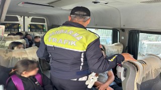 Tokatta jandarmadan okul servislerine sıkı denetim