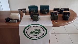 Tokat'ta kaçak avcılıkta kullanılan 12 ses cihazı ele geçirildi