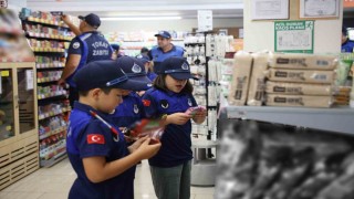 Tokatta minik zabıtalar hem denetledi hem de oynadı