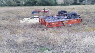 Tomarza'da traktör kazası: 1 ölü