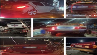 Trafiği tehlikeye düşürdüler, 100 bin liranın üzerinde cezaya çarptırıldılar