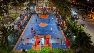 Turgutreis'te basketbol şöleni başladı