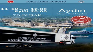 Türk Tarih Kurumu Mobil Kitap Satış Mağazası, Aydın Kent Meydanında okurla buluşuyor