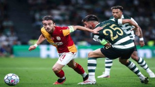 UEFA Şampiyonlar Ligi: Sporting: 1 - Galatasaray: 1 (İlk yarı)