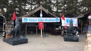 Ülkücülerin çadırı Söğüt Ertuğrul Gaziyi Anma ve Yörük Şenliklerine damga vurdu