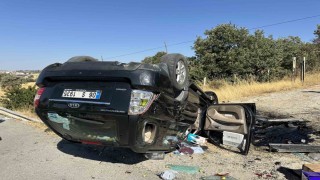 Uşakta takla atan otomobilin sürücüsü hayatını kaybetti