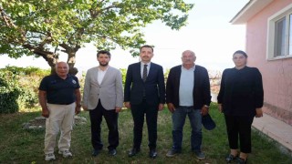 Üzümlüde Kıbrıs gazisine ziyaret