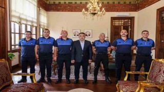 Vali Sözer, Zabıta Haftası dolayısıyla zabıta personelini kabul etti