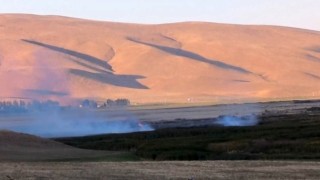 Vandaki Çırak Sazlığında yangın çıktı