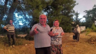 Yangını gözyaşları içinde izlediler