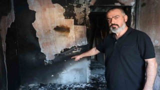 Yanmış daireden yayılan koku ve böcekler komşuları canından bezdirdi
