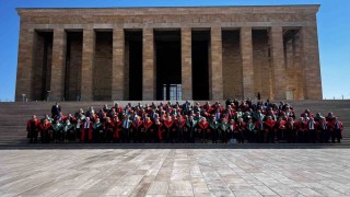 Yargıtay üyeleri, adli yılın açılışı dolayısıyla Anıtkabiri ziyaret etti