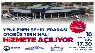 Yenilenen Karabük Şehirlerarası Otobüs Terminali resmi törenle açılacak