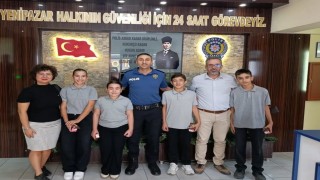 Yenipazarda öğrenciler Emniyet Amirliğinde ağırlandı
