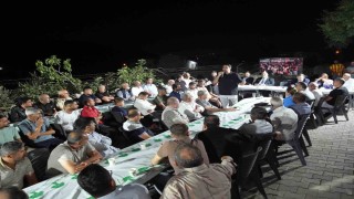 Yılmaz Dülükte vatandaşlarla buluştu