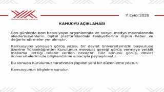 YÖKten akademisyenlerin sosyal medya faaliyetlerine ilişkin açıklama: Bu konuda Kurulumuz tarafından yapılan yeni bir düzenleme yoktur