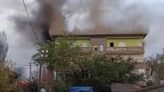 Yüksekova'da yangın