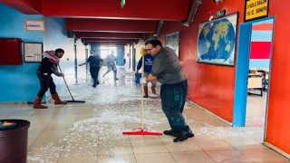 Yüksekovada yeni eğitim öğretim yılı için okullar temizlendi