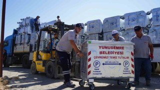 Yunusemrede çöp konteynerleri yenileniyor