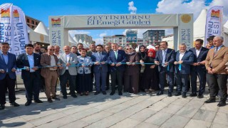 Zeytinburnu'nda kadınların el emeği ürünleri 15 Temmuz Meydanı'nda satışa çıktı