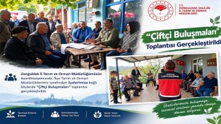 Zonguldak'ta üreticilere tarımsal destekler anlatıldı