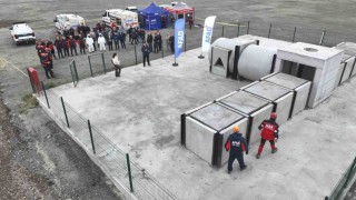 Ağrı'da afetlere müdahale kapasitesini artıracak parkur açıldı