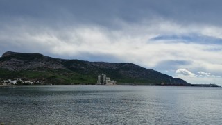 Akdeniz'de çıkan hortum görüntülendi