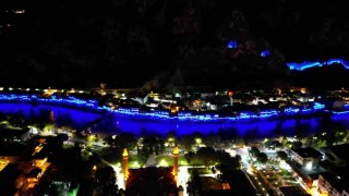 Amasya'nın dünya mirasının ışık sistemi yenilendi: "Rüya şehir"