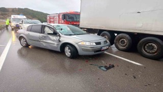 Aşkale'de zincirleme trafik kazası