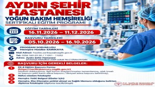 Aydın Şehir Hastanesi'nde yoğun bakım hemşireliği eğitimi düzenlenecek
