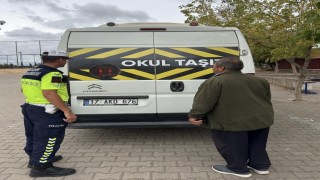 Çanakkale'de okul servislerine denetim