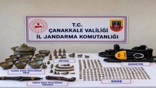 Çanakkale'de tarihi eser kaçakçılığına jandarma müdahalesi