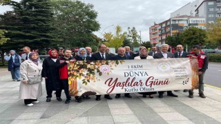 Çorum'da yaşlılar için farkındalık yürüyüşü