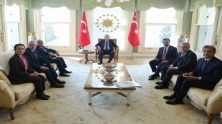 Cumhurbaşkanı Erdoğan, Şile Belediye Başkan Vekili Terzi'yi kabul etti.