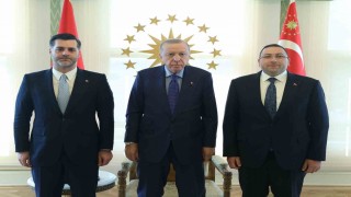 Cumhurbaşkanı Erdoğan, Üsküdar Belediye Başkan Vekili Gültekin'i kabul etti