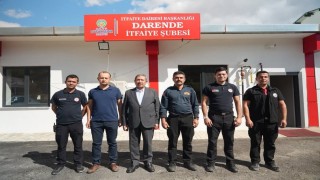 Darende'de itfaiye personeline İtfaiye Haftası ziyareti