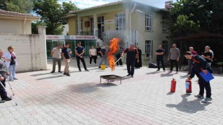Elazığ'da hastane personeline yangın farkındalık eğitimi
