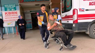 Elini motorlu testereye kaptıran 61 yaşındaki adam yaralandı