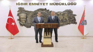 Emniyet Müdürü Erarslan Er, Vali Taşolar'ı ağırladı