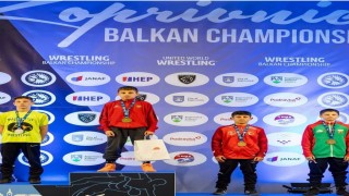 Erzincanlı güreşçi Balkan Şampiyonası'nda bronz madalya kazandı