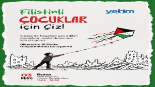 Filistinli çocuklar için resim çizecekler
