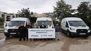 Gebze'den Adıyaman'a uzanan yardım köprüsü