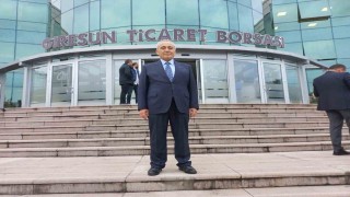 Giresun Ticaret Borsası'nda Hamza Bölük yeniden seçildi