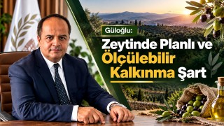 Güloğlu: Zeytinde Planlı ve Ölçülebilir Kalkınma Şart