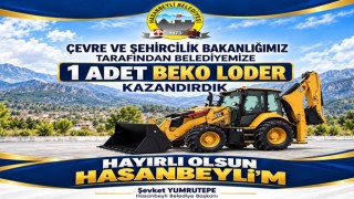 Hasanbeyli Belediyesi Yeni İş Makinesine Kavuştu