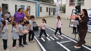 Hatay Büyükşehir Belediyesi’nden Öğrencilere Trafik Eğitimi