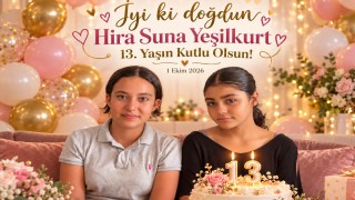 Hira Suna’nın 13. Yaş Günü Medya Gazete’de Kutlandı