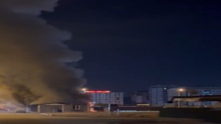 Kahramanmaraş'ta iş yeri yangını