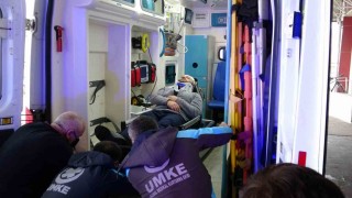 Kars'ta gerçeği aratmayan HAP tatbikatı: 10 yaralıya ekipler anında müdahale etti