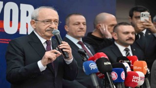 Kılıçdaroğlu gözaltına alınan başkanlara destek için Mersin'e ziyarette bulundu